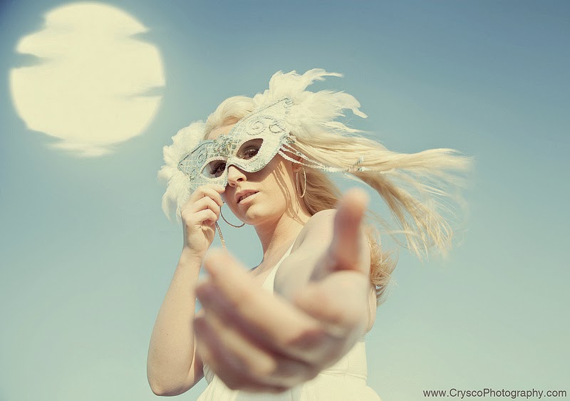 Platinum blonde hair